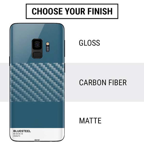 Bluesteel Color Palette Galaxy S9 Skin